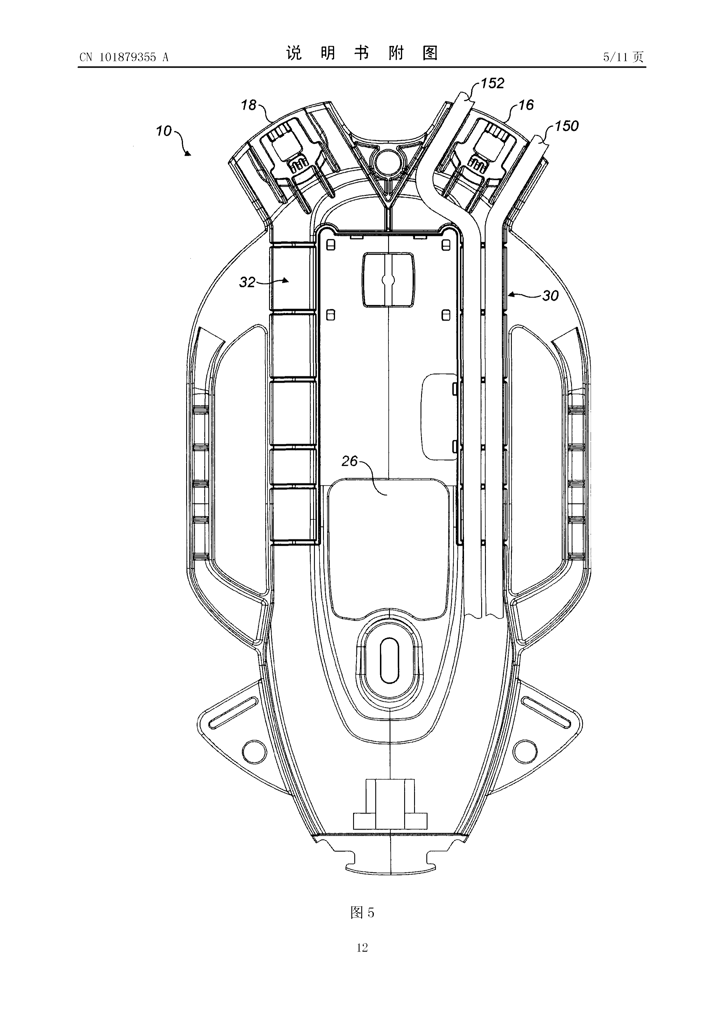 CN101879355A, drawing sheet 5 of 11