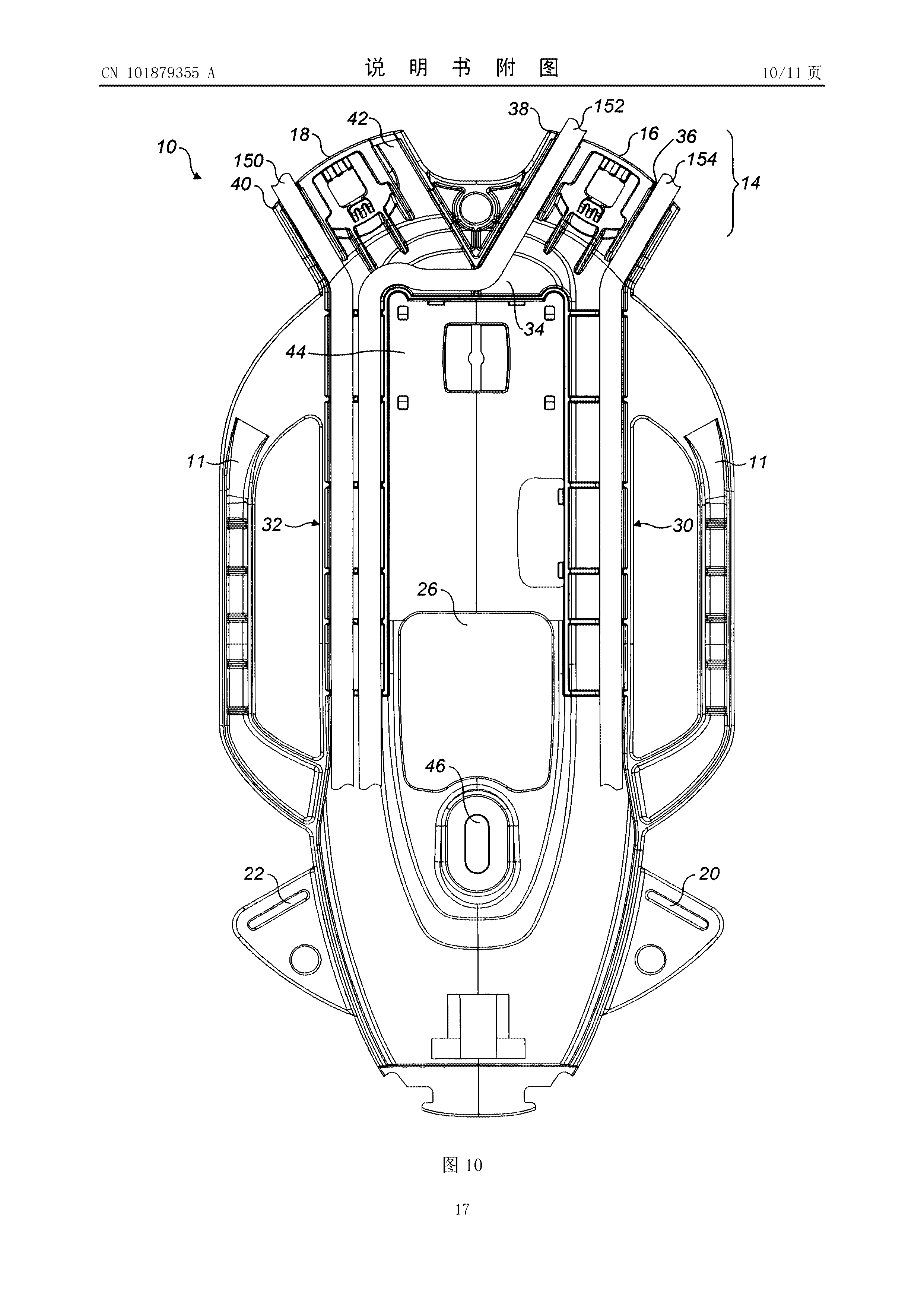 CN101879355A, drawing sheet 10 of 11