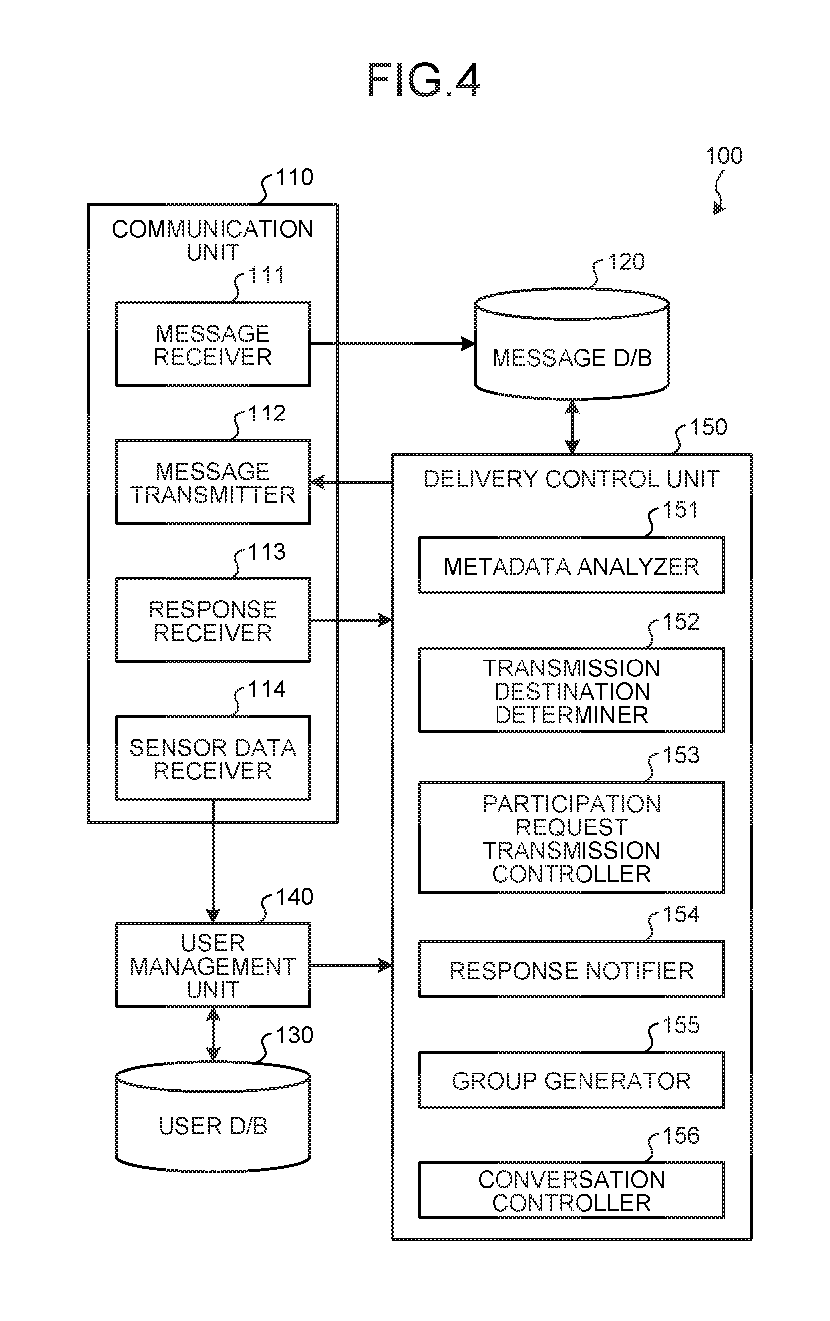 US10003932B2, drawing sheet 4 of 8