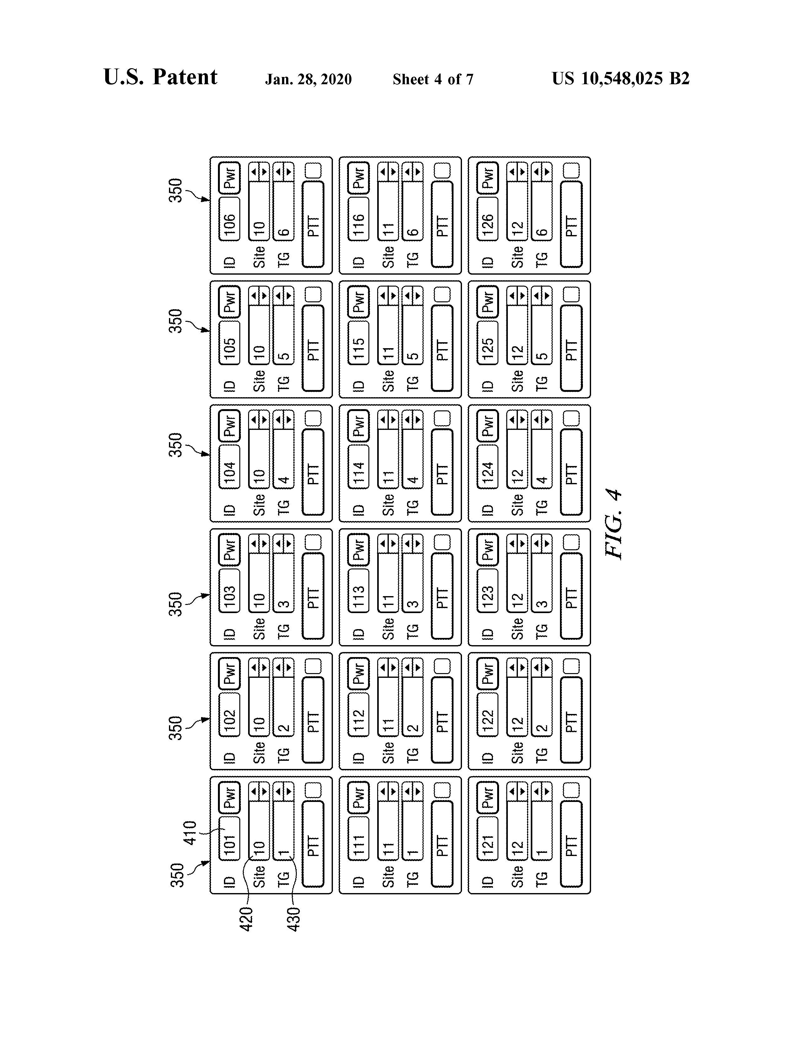 US10548025B2, drawing sheet 12 of 15