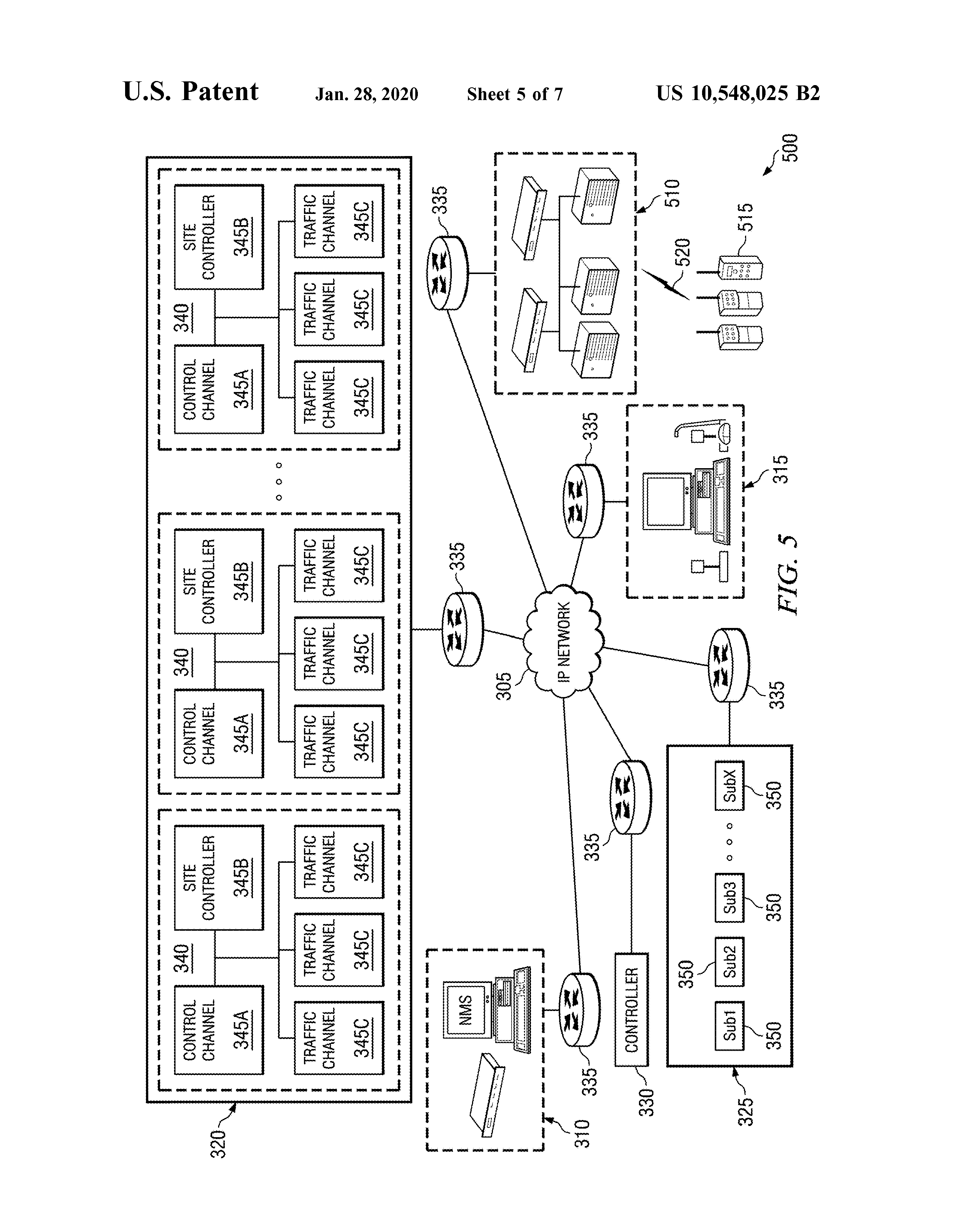 US10548025B2, drawing sheet 13 of 15