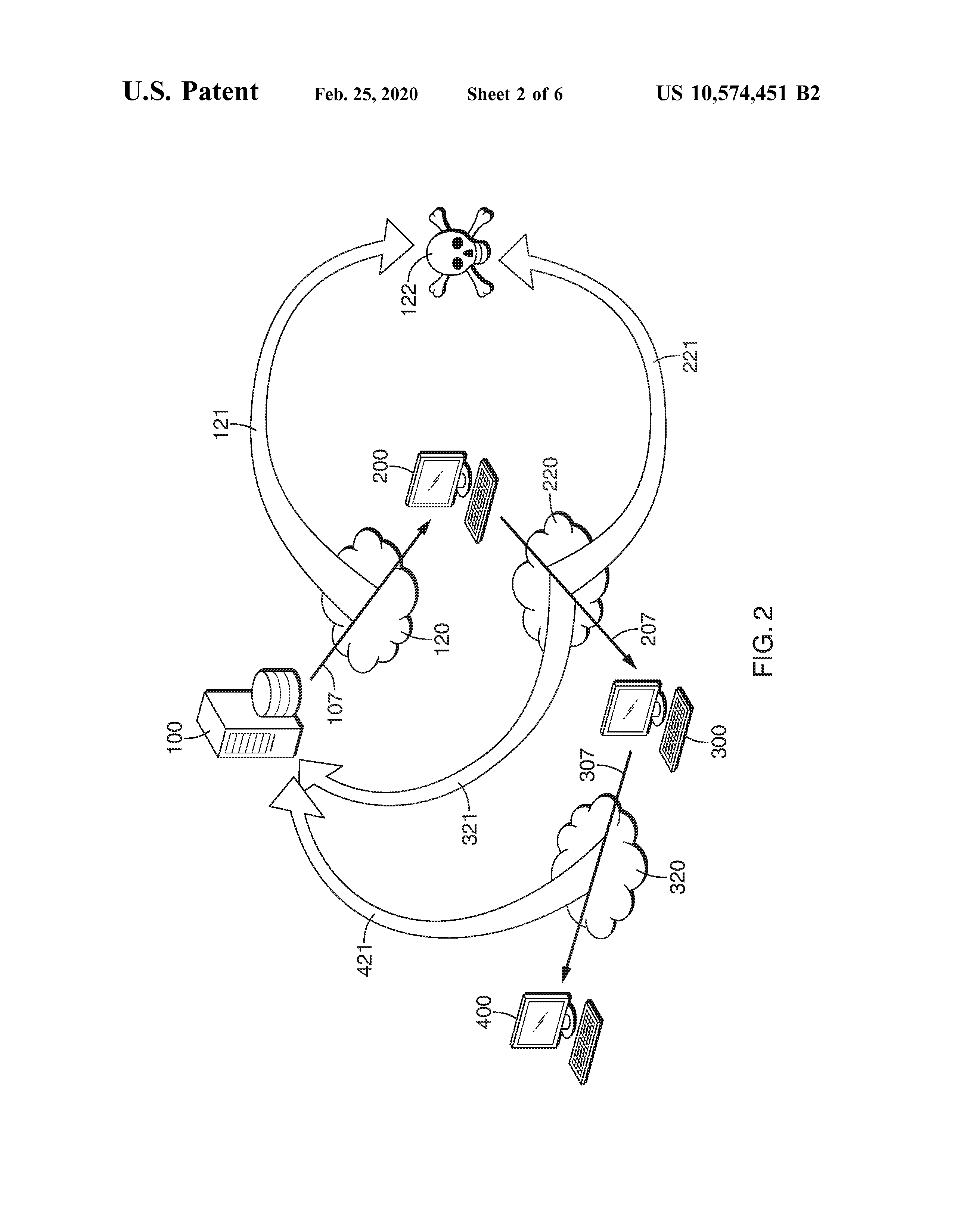 US10574451B2, drawing sheet 9 of 13