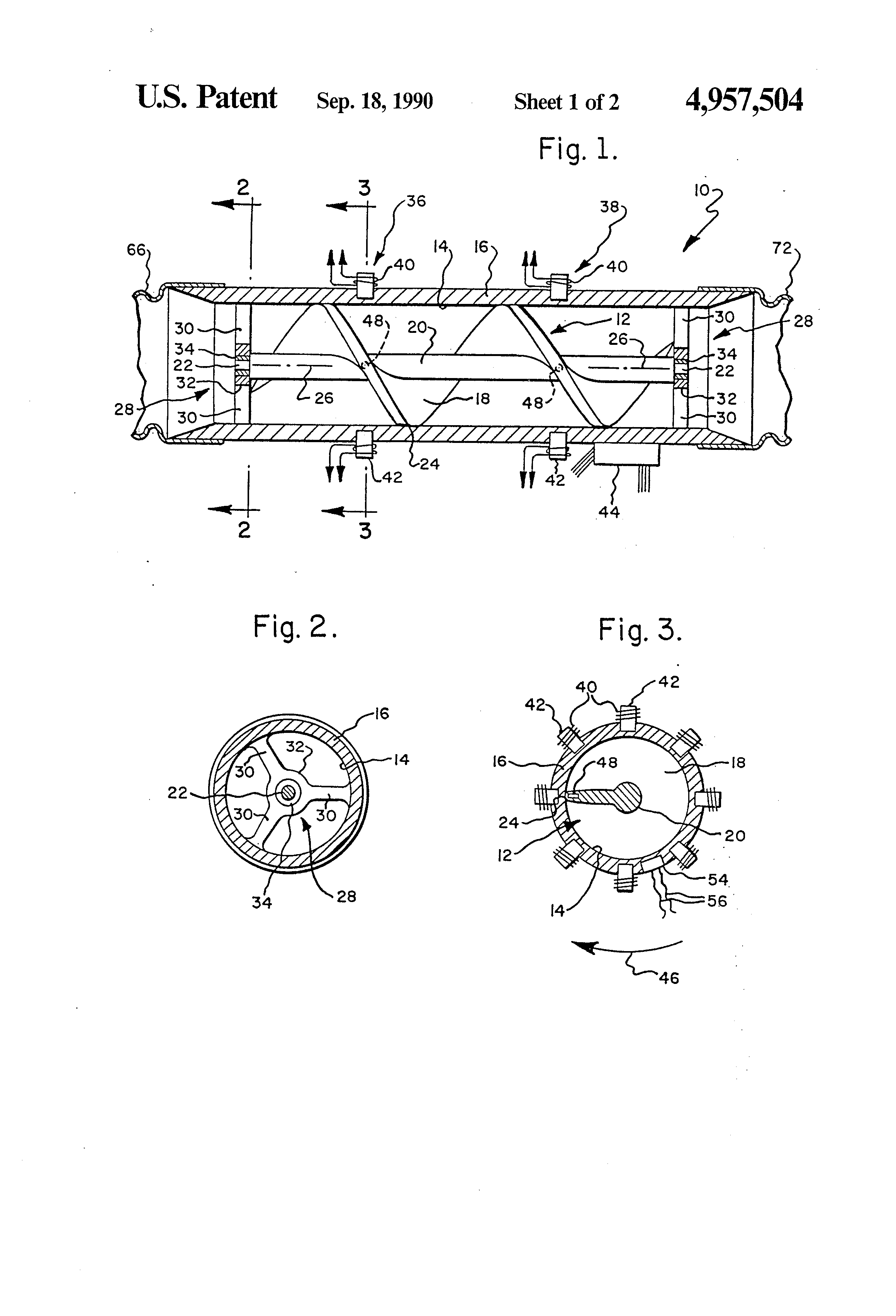 US4957504A, drawing sheet 3 of 4