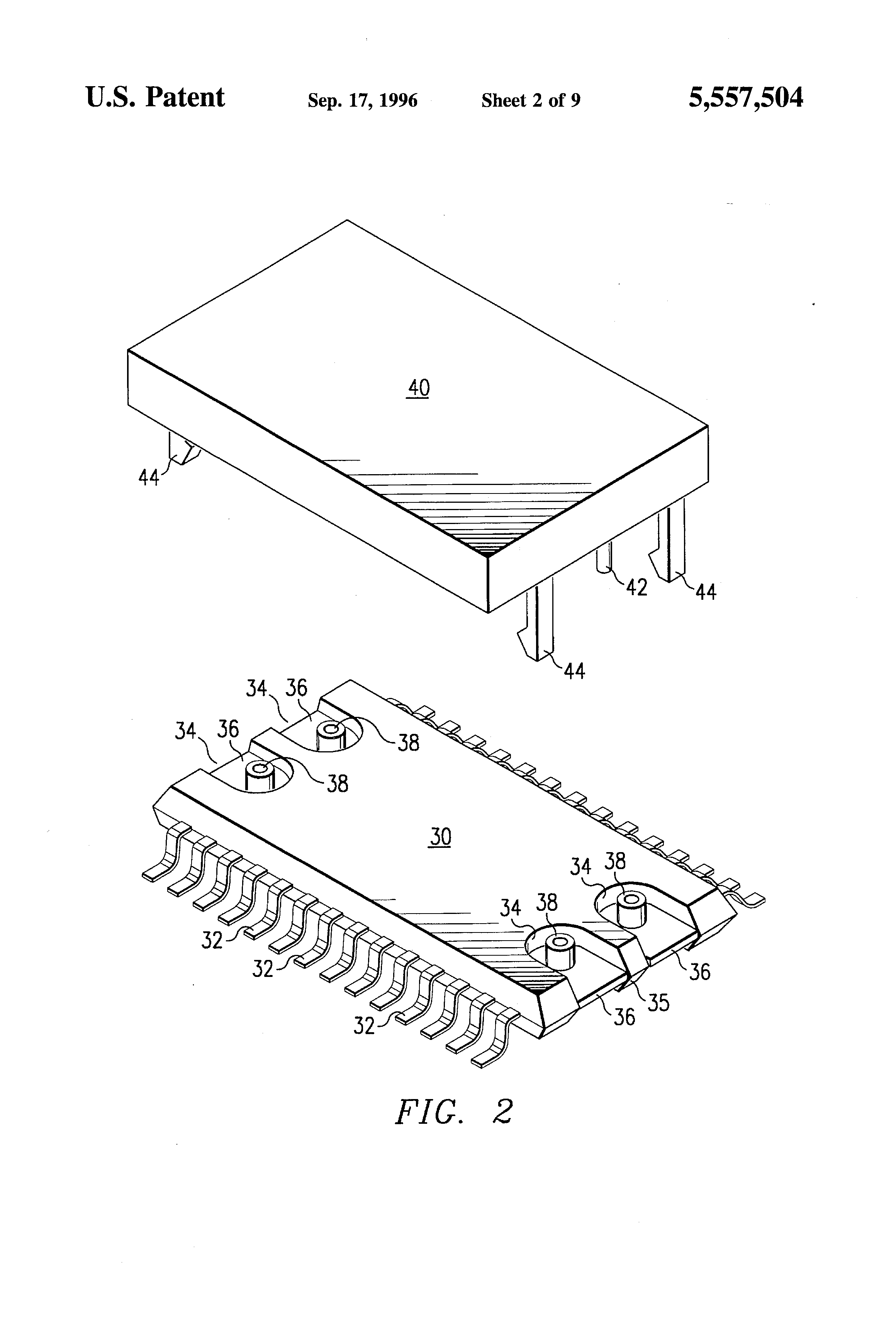 US5557504A, drawing sheet 2 of 18