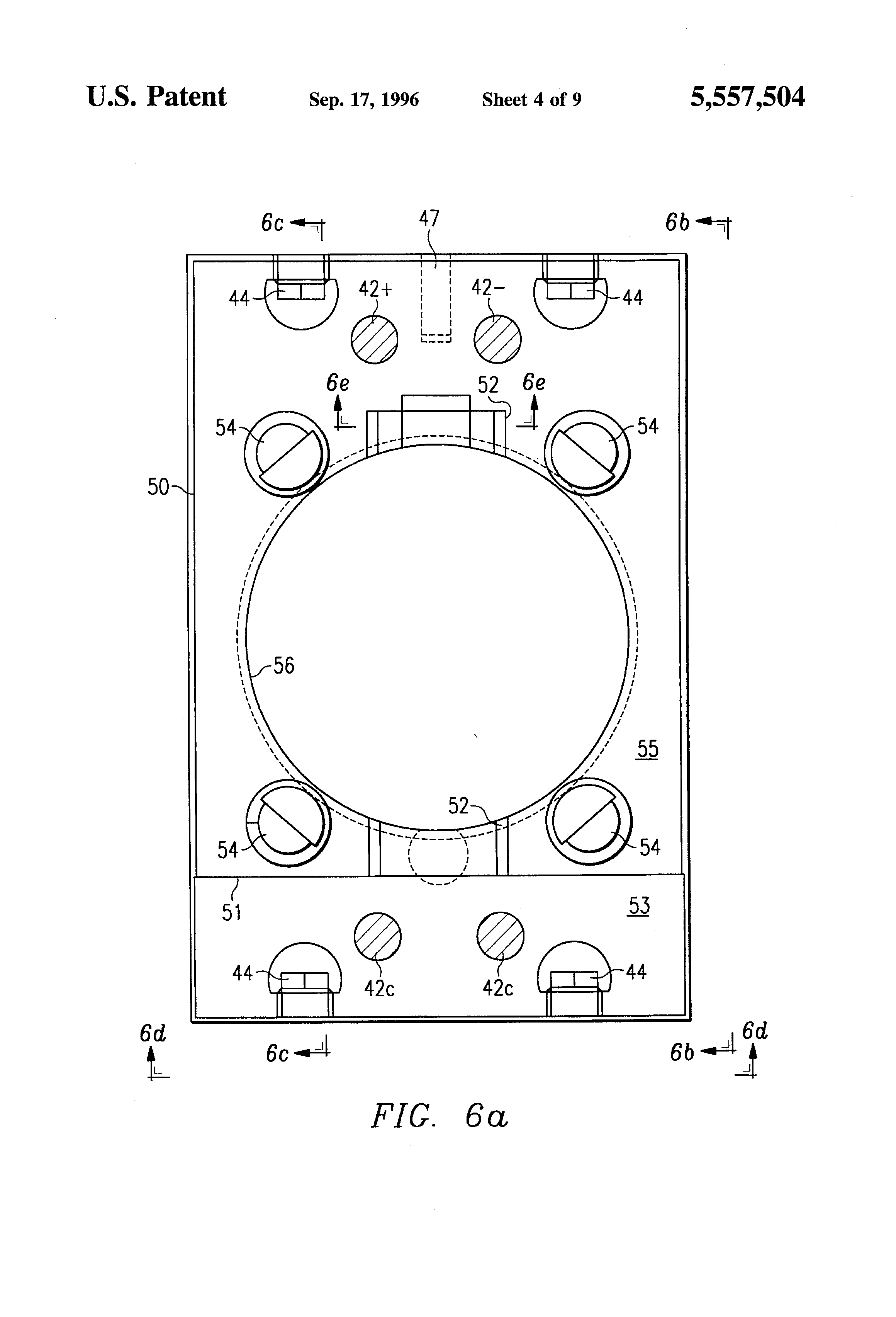 US5557504A, drawing sheet 4 of 18