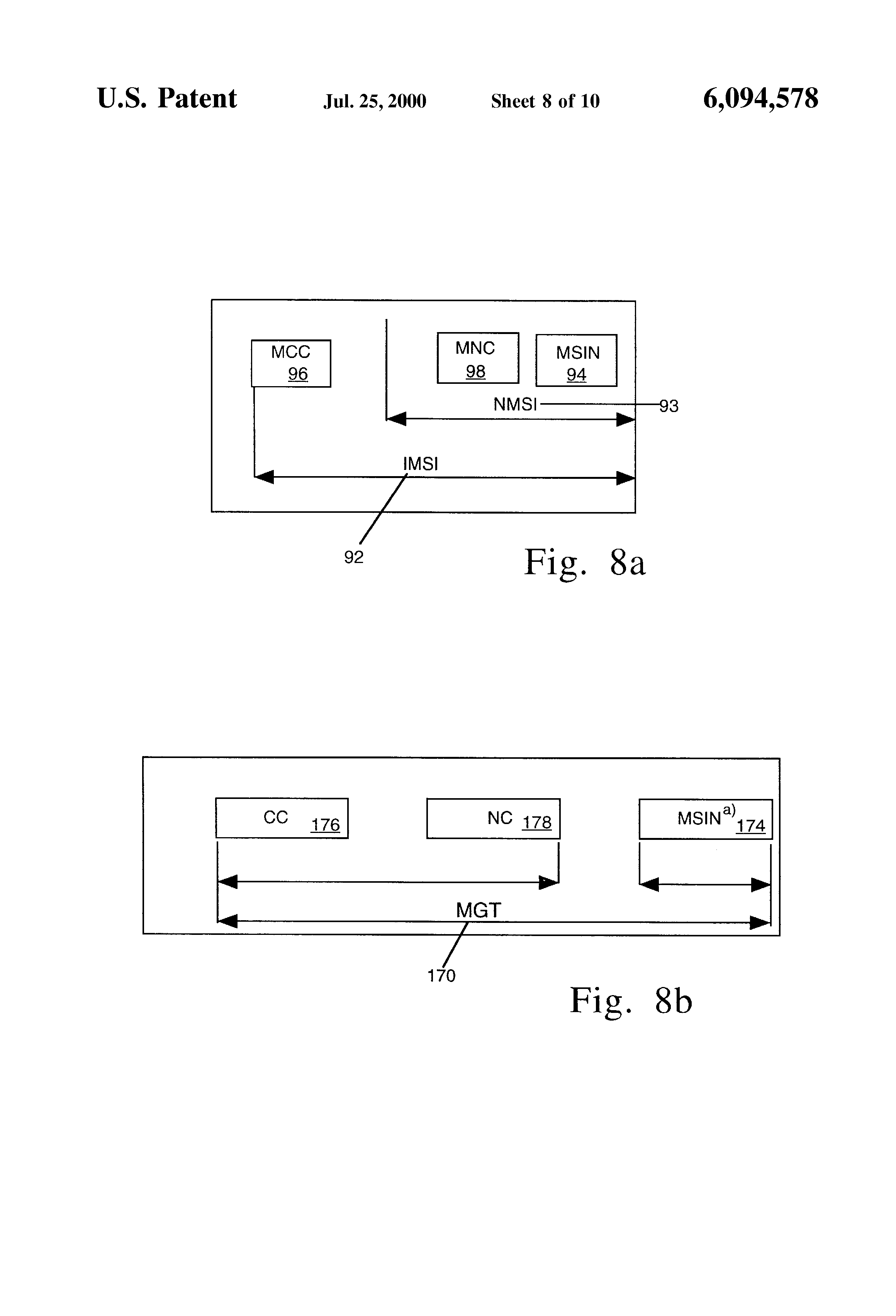 US6094578A, drawing sheet 8 of 30