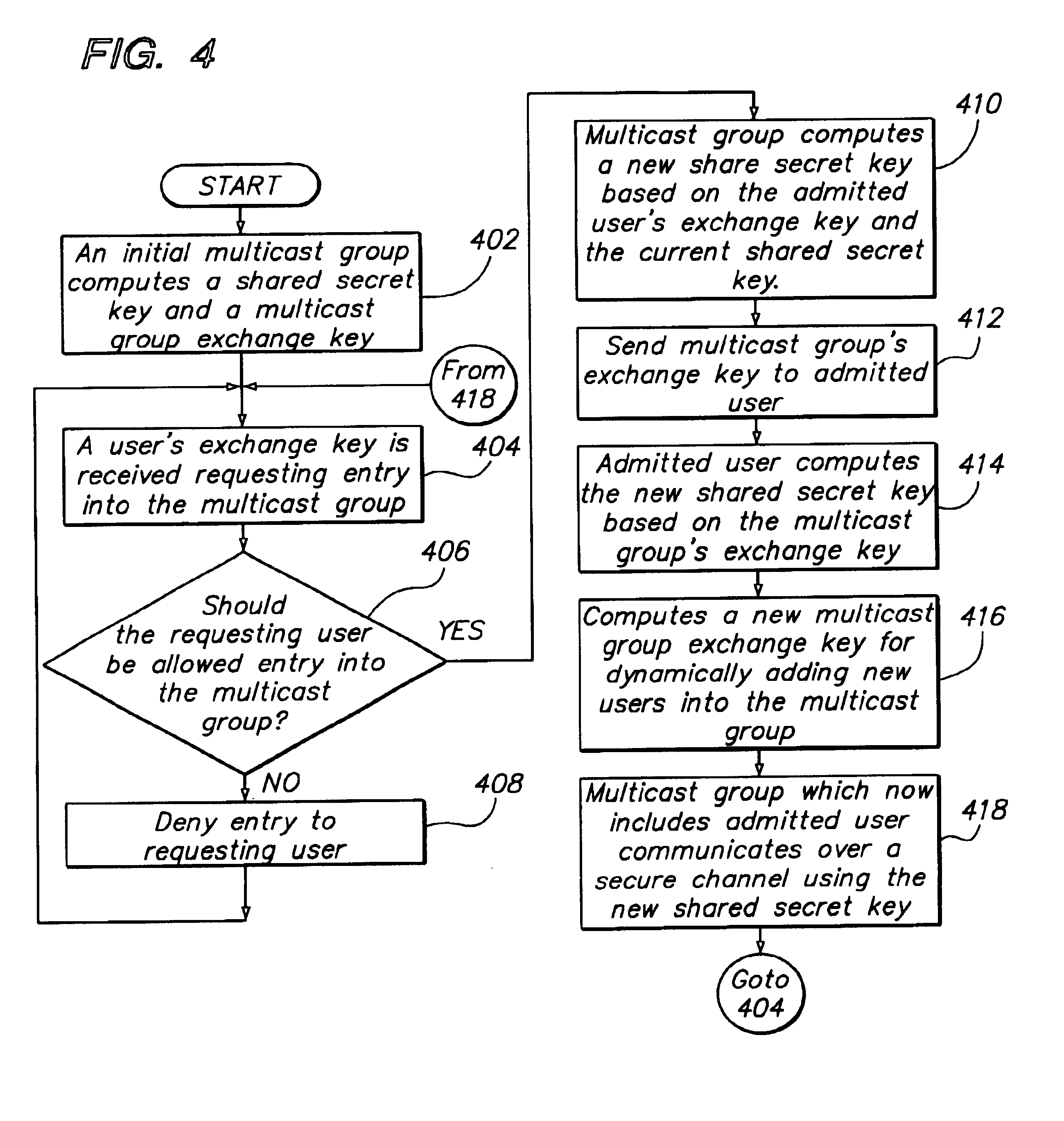 US6941457B1, drawing sheet 6 of 7