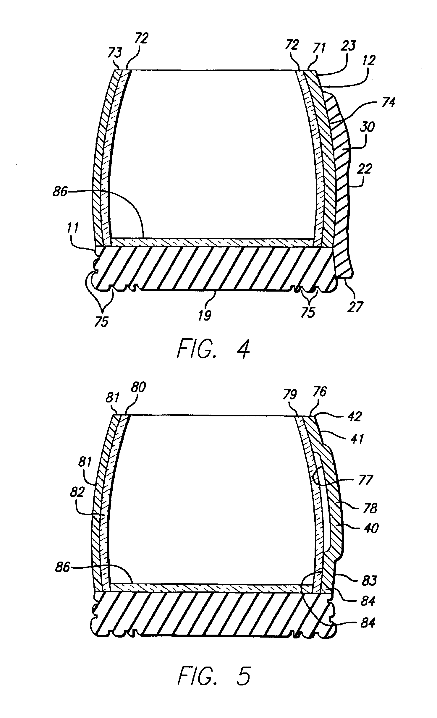 US6957504B2, drawing sheet 5 of 12