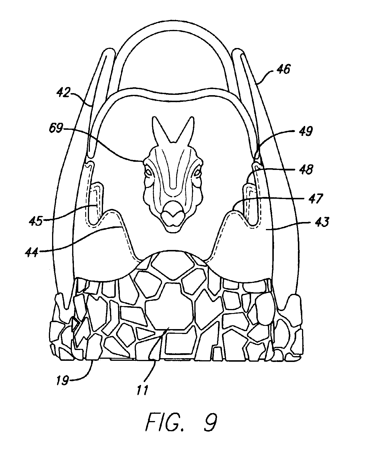 US6957504B2, drawing sheet 9 of 12