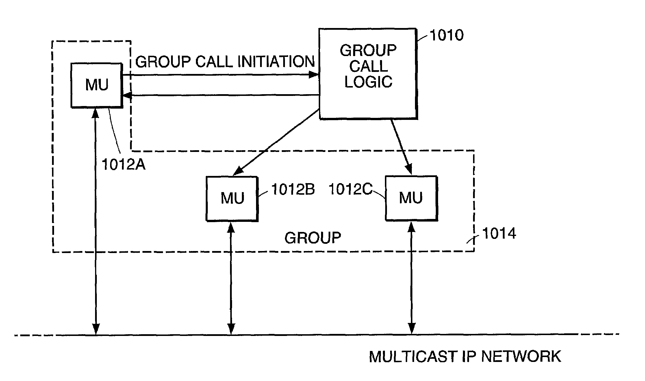 US6996414B2, drawing sheet 1