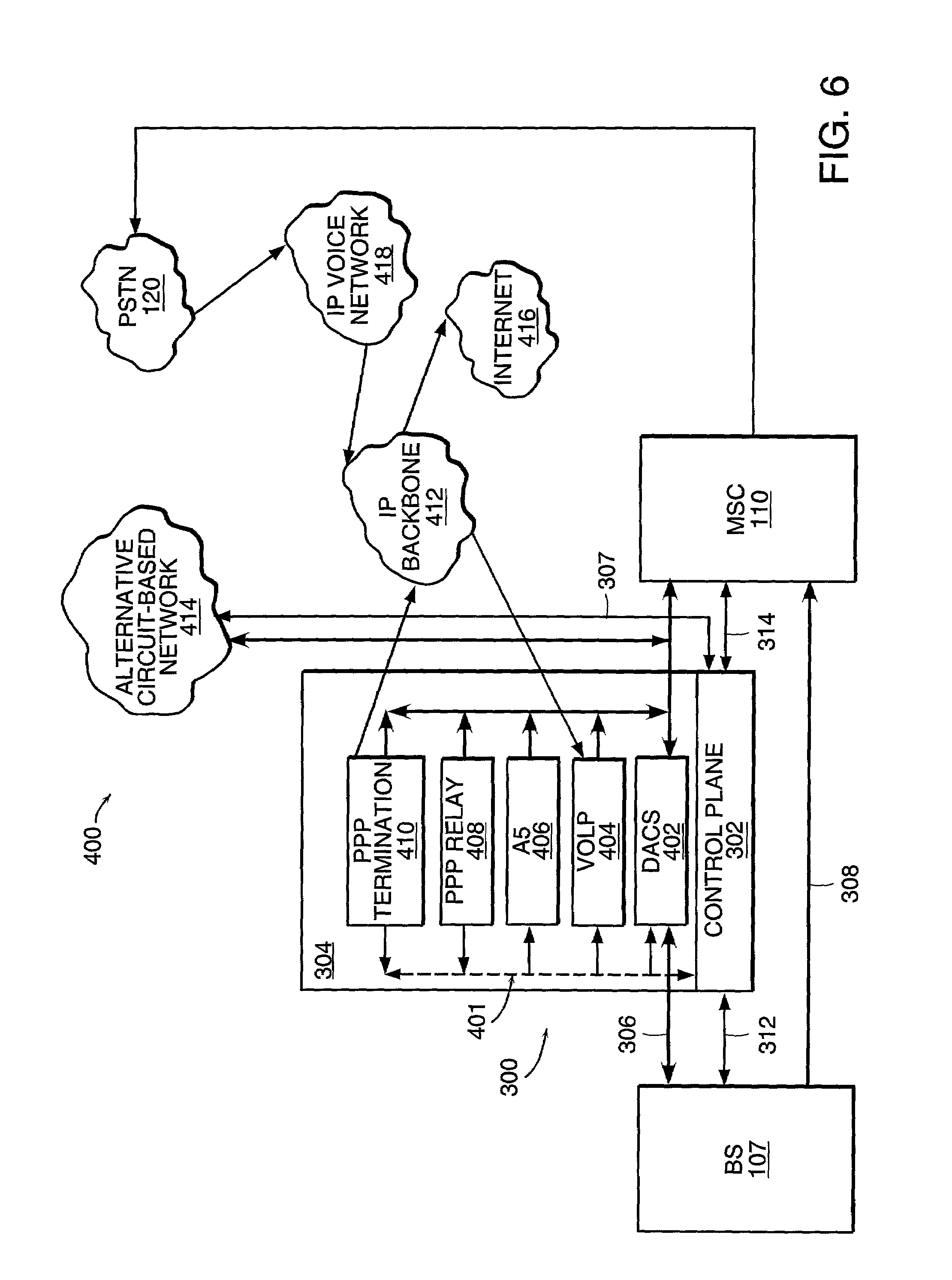 US6996414B2, drawing sheet 7 of 29
