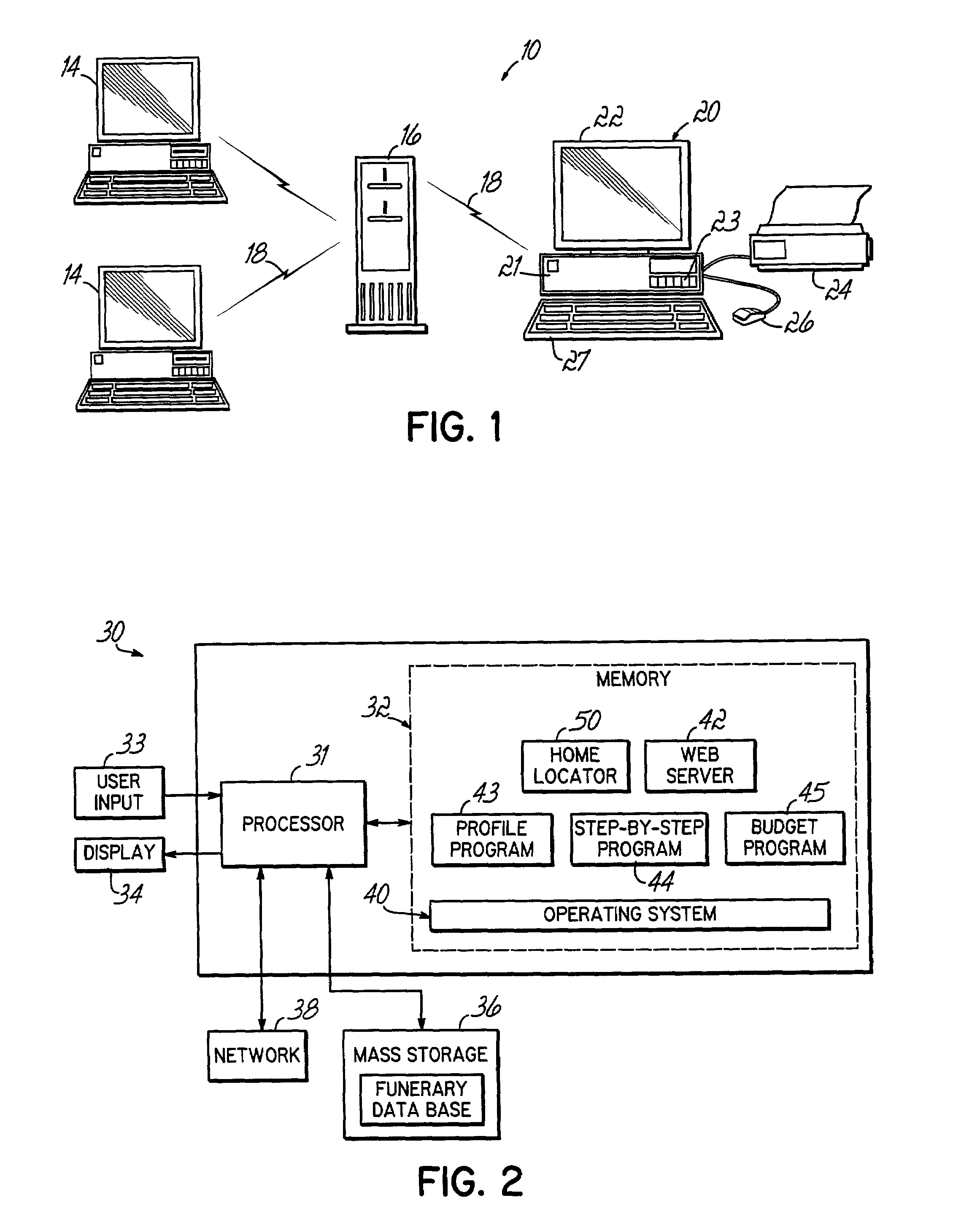 US6996444B2, drawing sheet 2 of 4