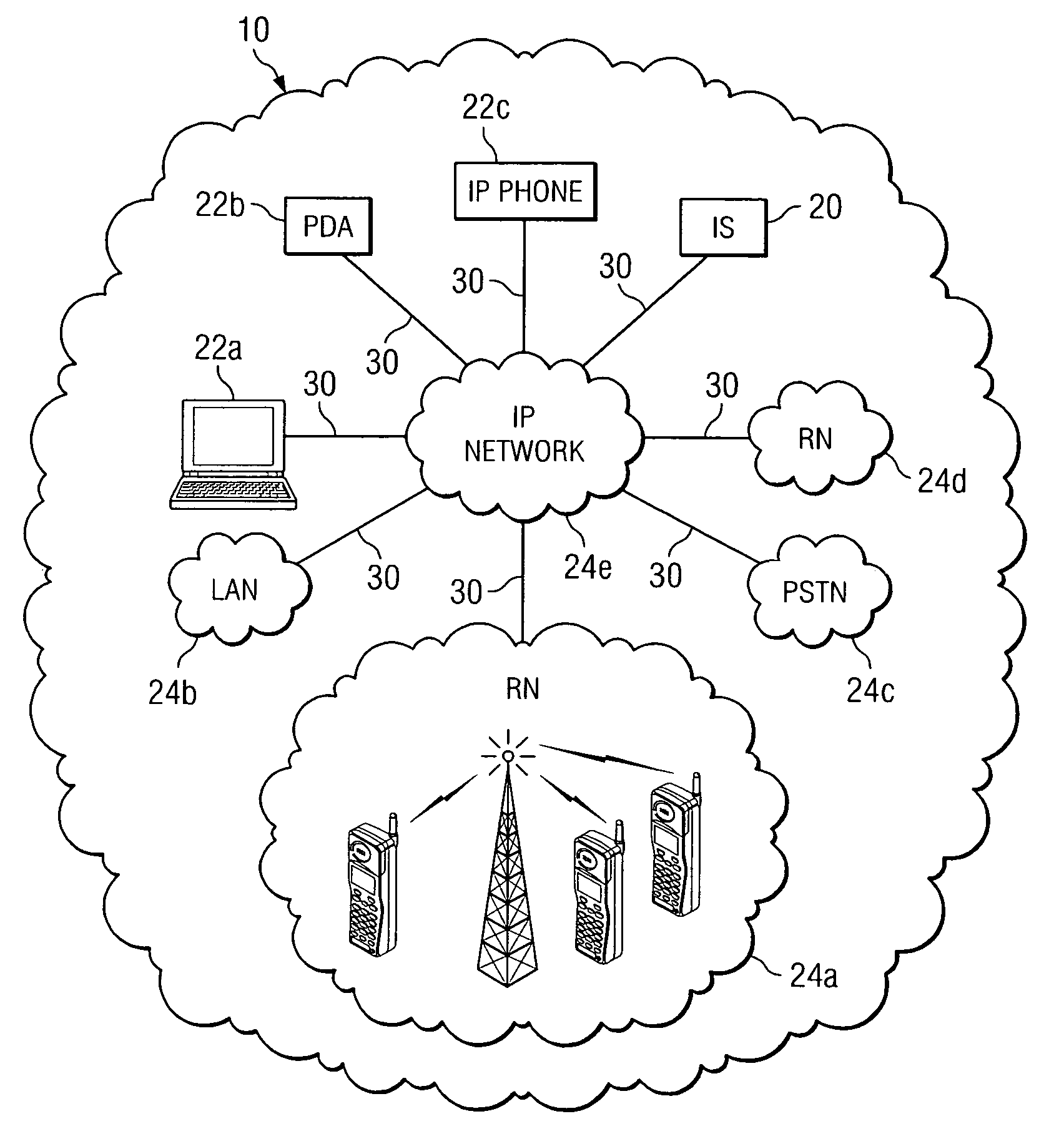 US7636339B2, drawing sheet 1