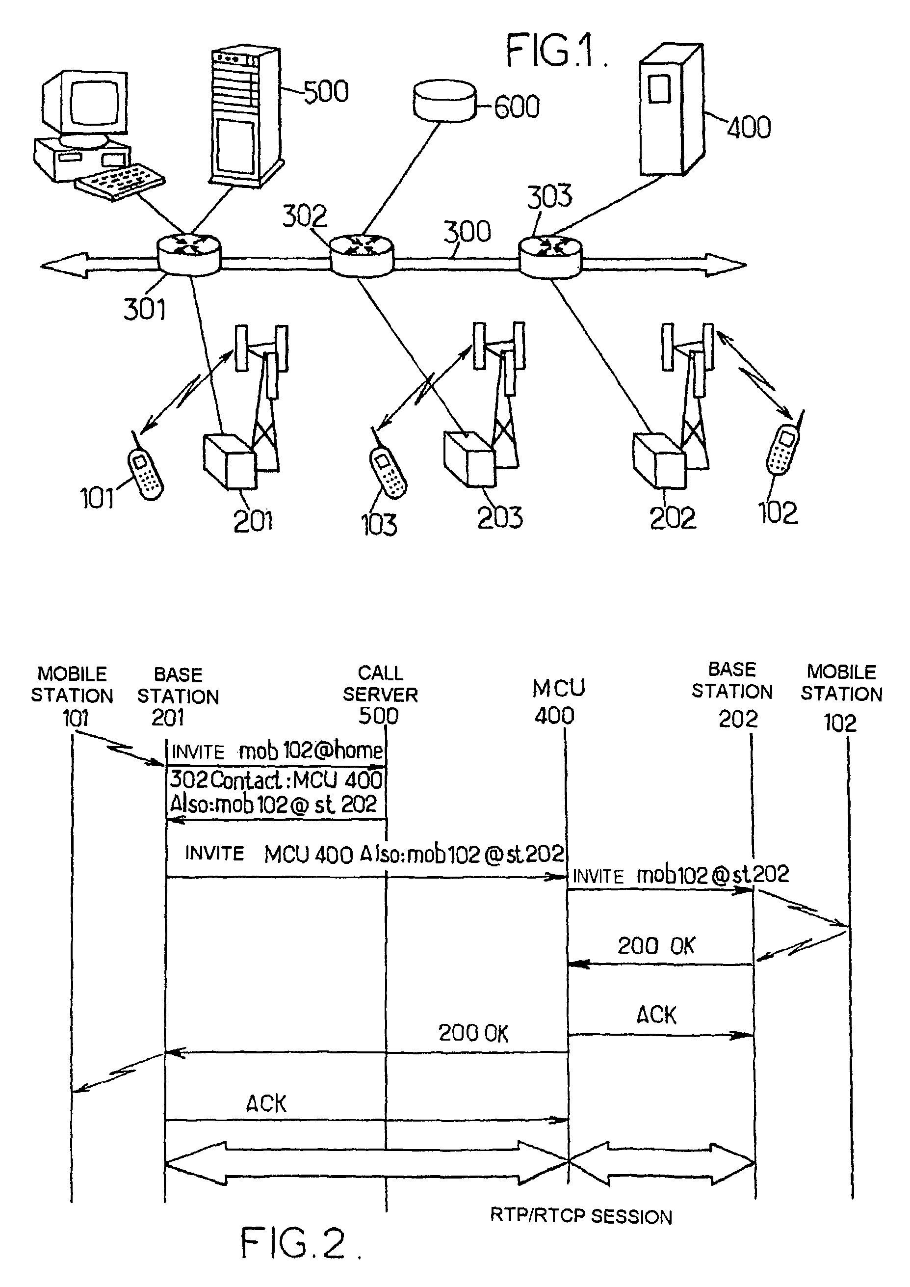 US7764633B2, drawing sheet 2 of 8