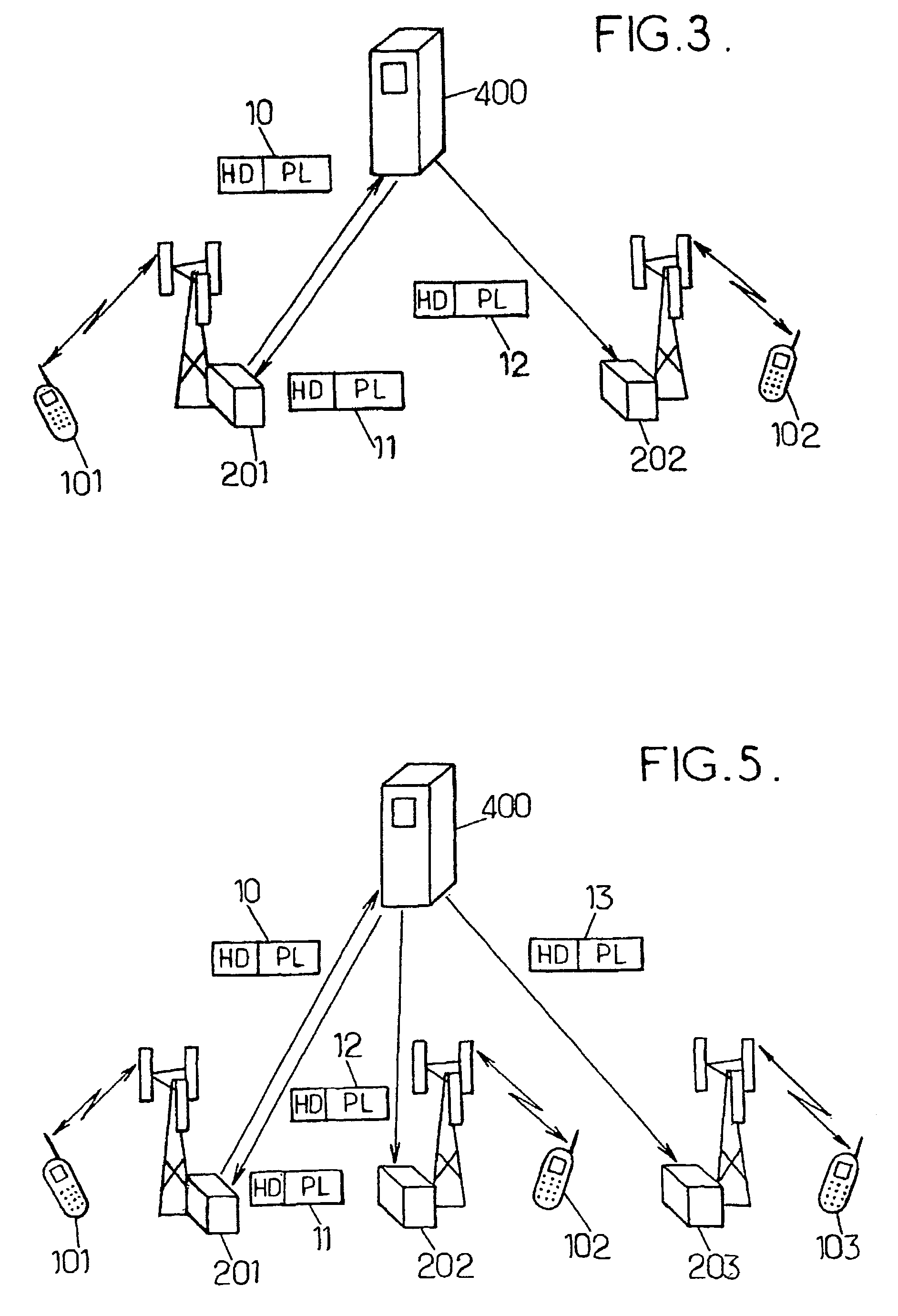 US7764633B2, drawing sheet 3 of 8