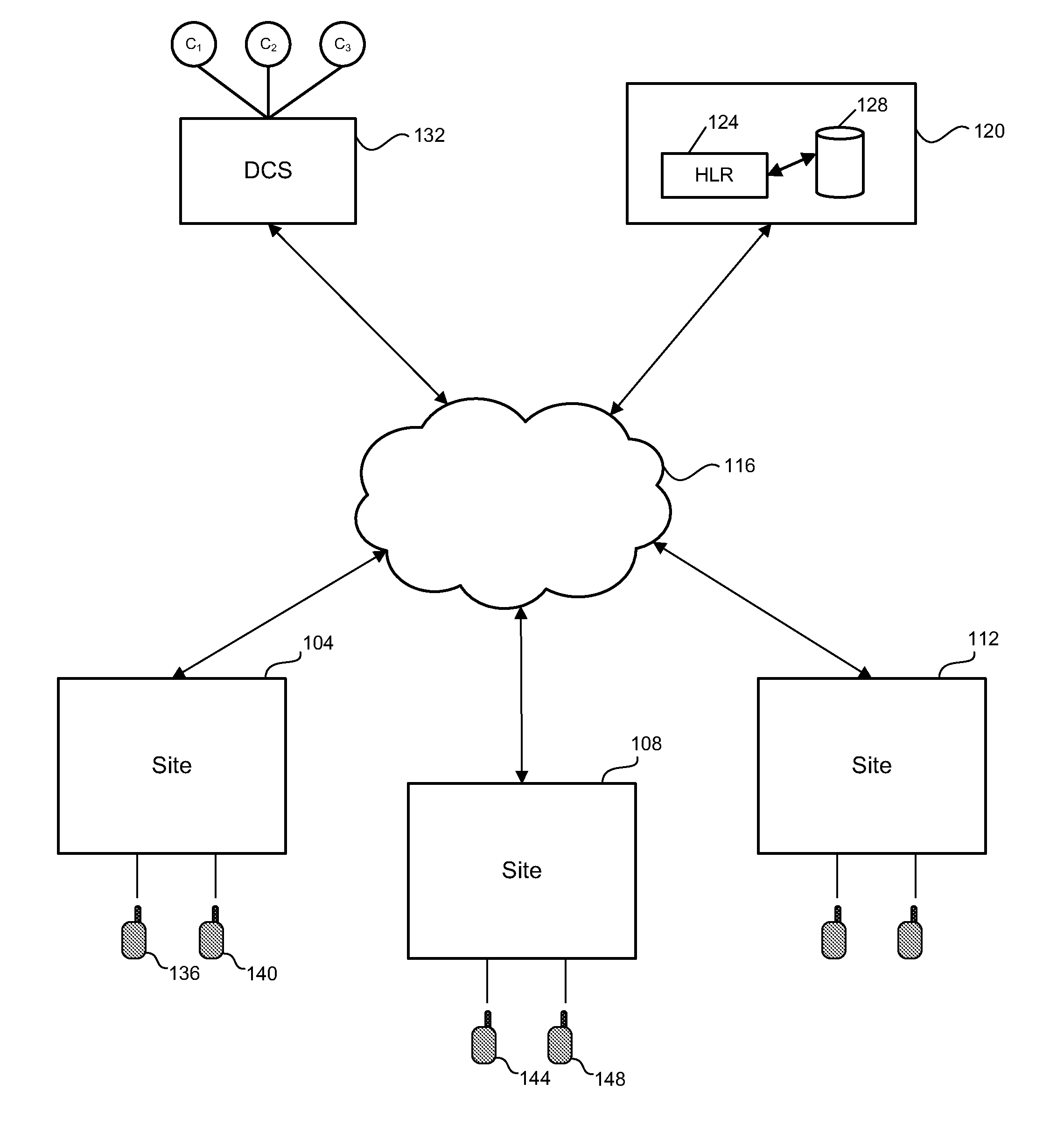 US8694774B2, drawing sheet 6 of 6