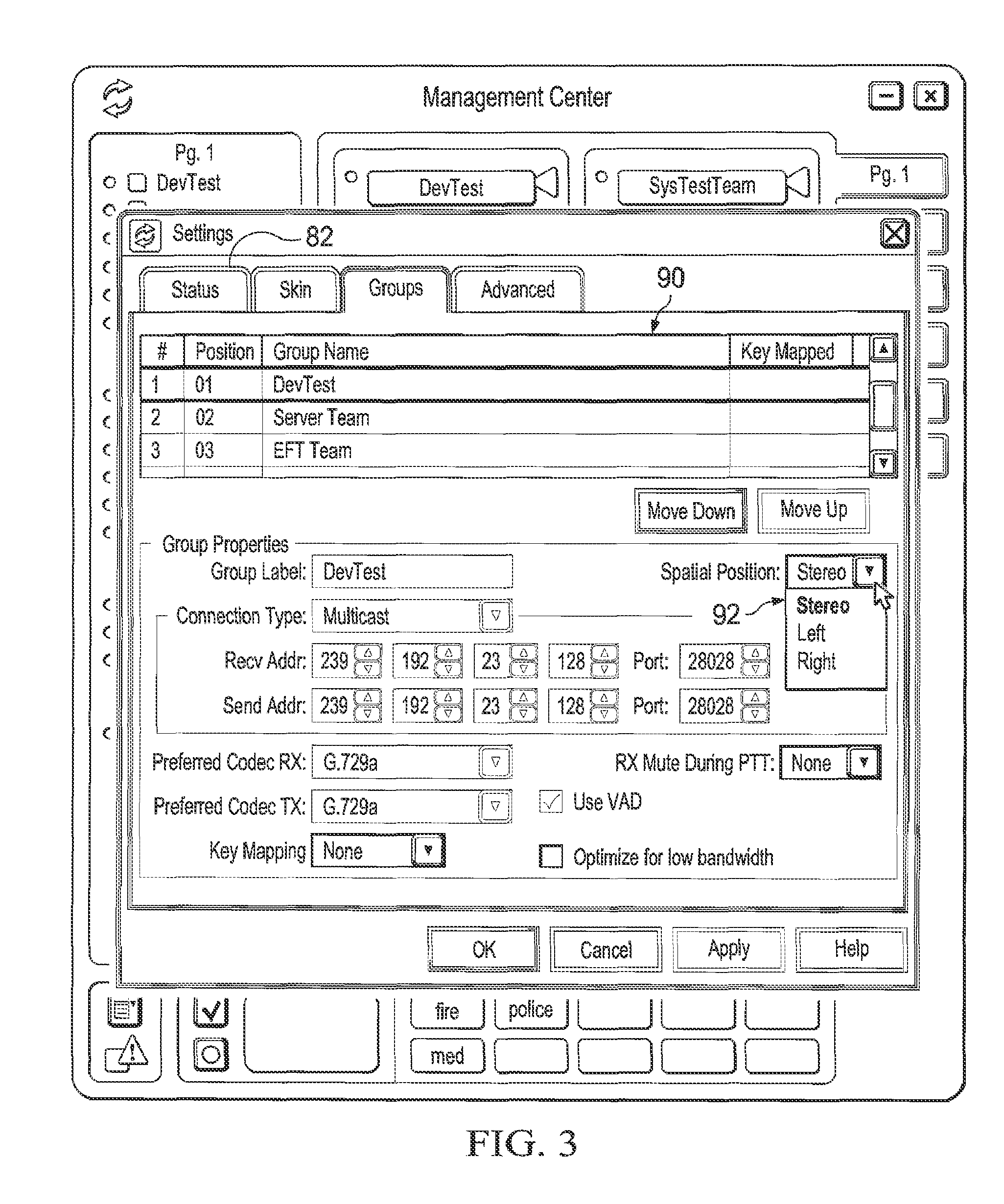 US8831664B2, drawing sheet 4 of 6