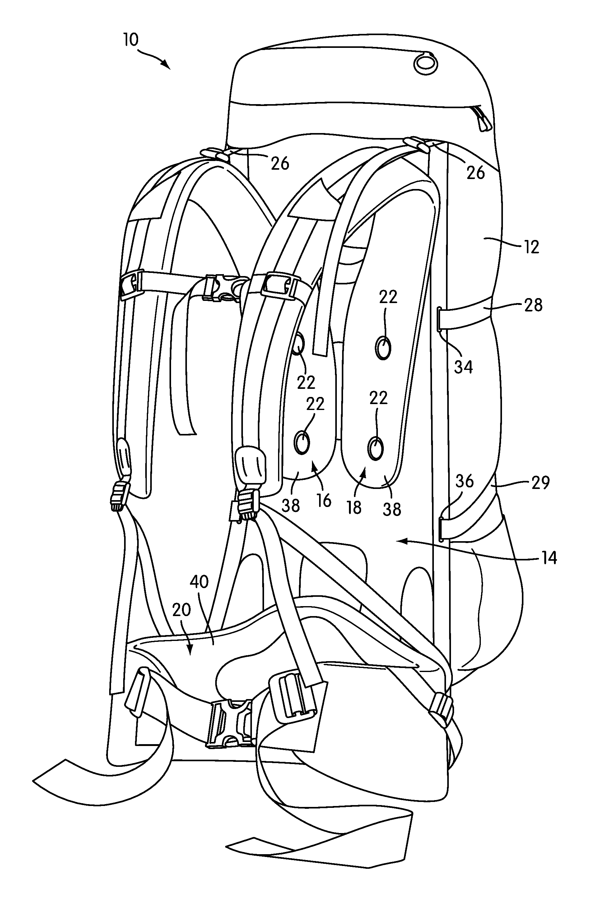 US9364072B2, drawing sheet 1