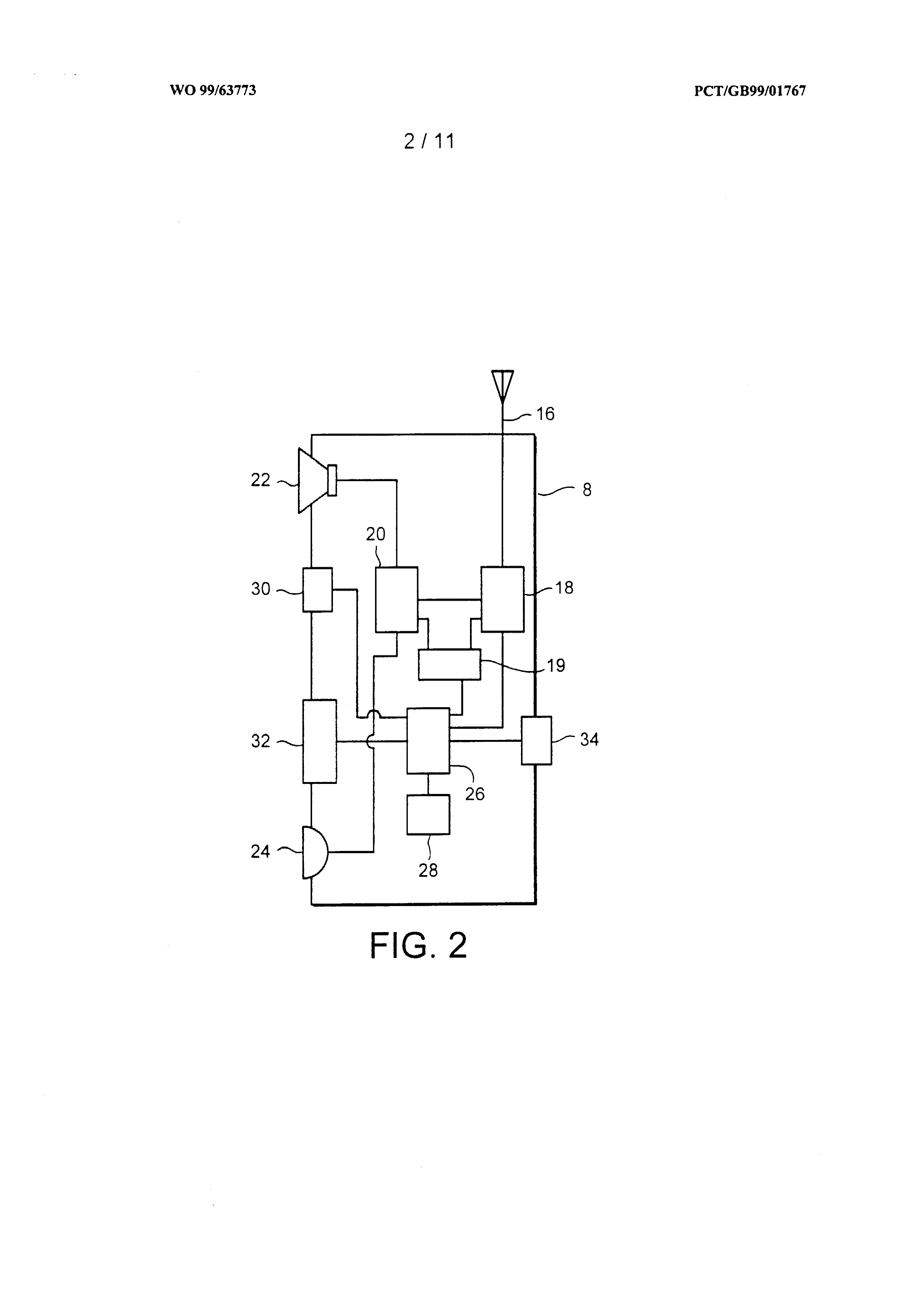 WO9963773A1, drawing sheet 2 of 11